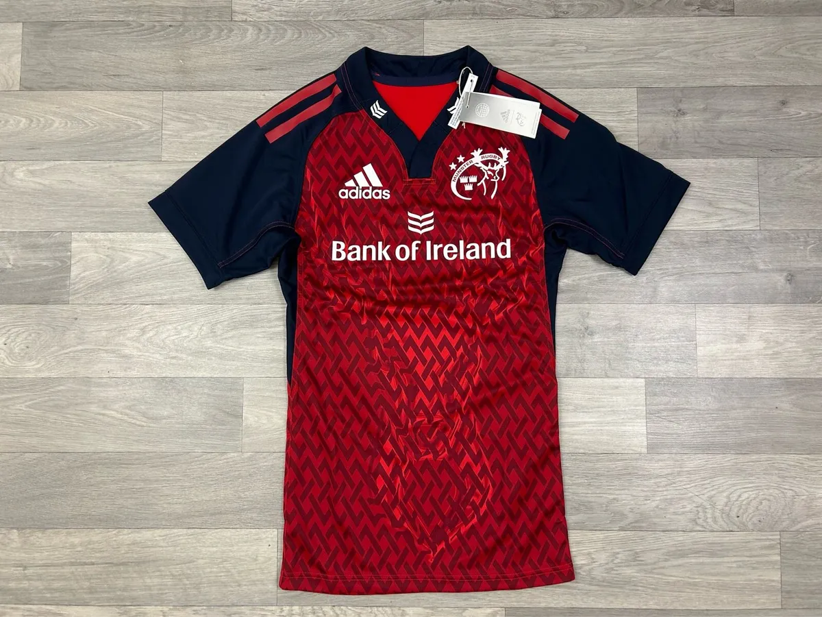 New Adidas Munster Rugby Player Issue Jersey XS - Image 1