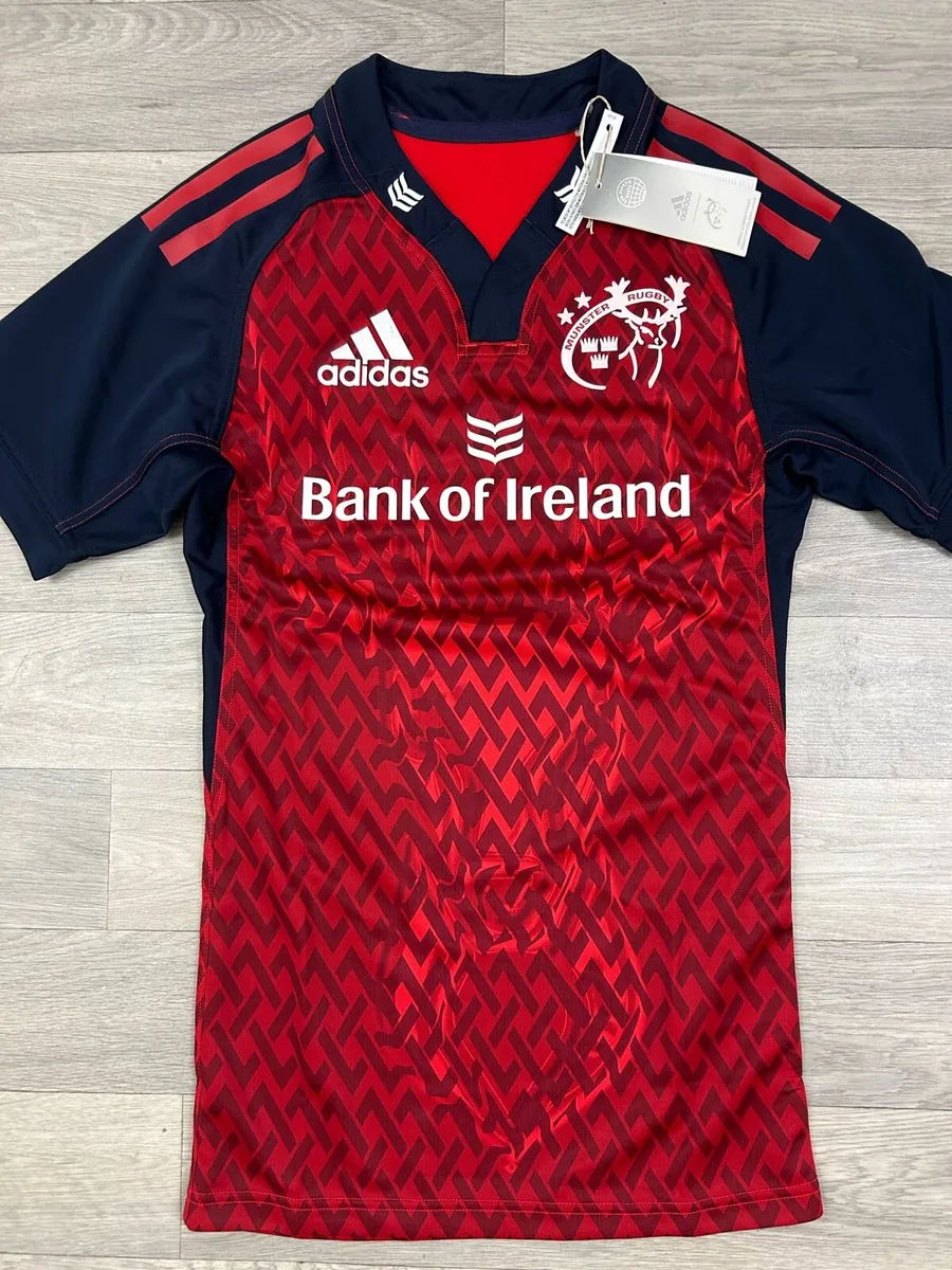 New Adidas Munster Rugby Player Issue Jersey XS - Image 2