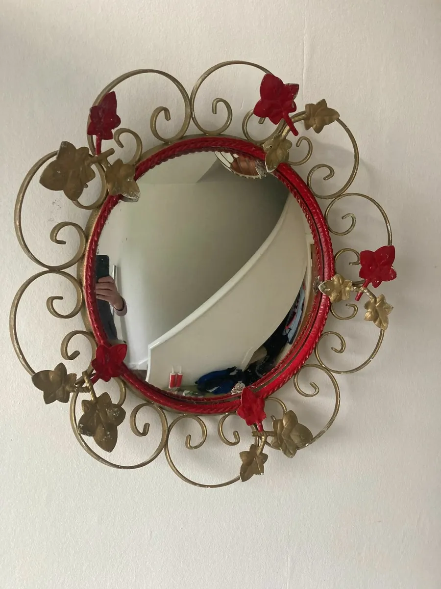 Vintage Mirror - Convex - Image 3