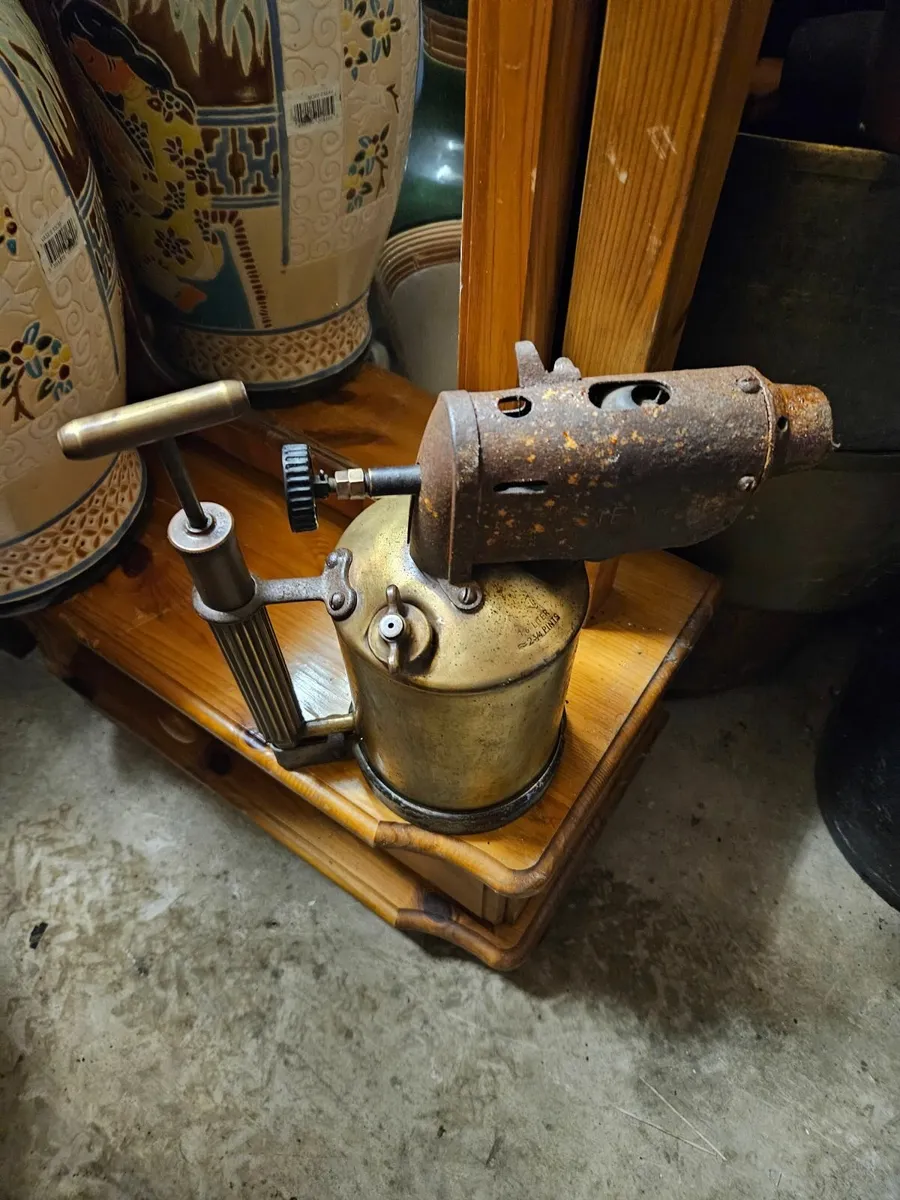 Vintage Brass Blow Torch - Image 2