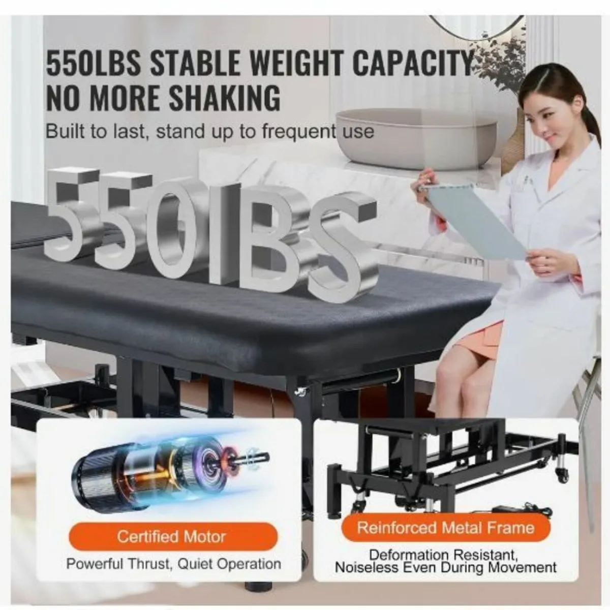 Professional Electric Lift Massage Table - Image 4