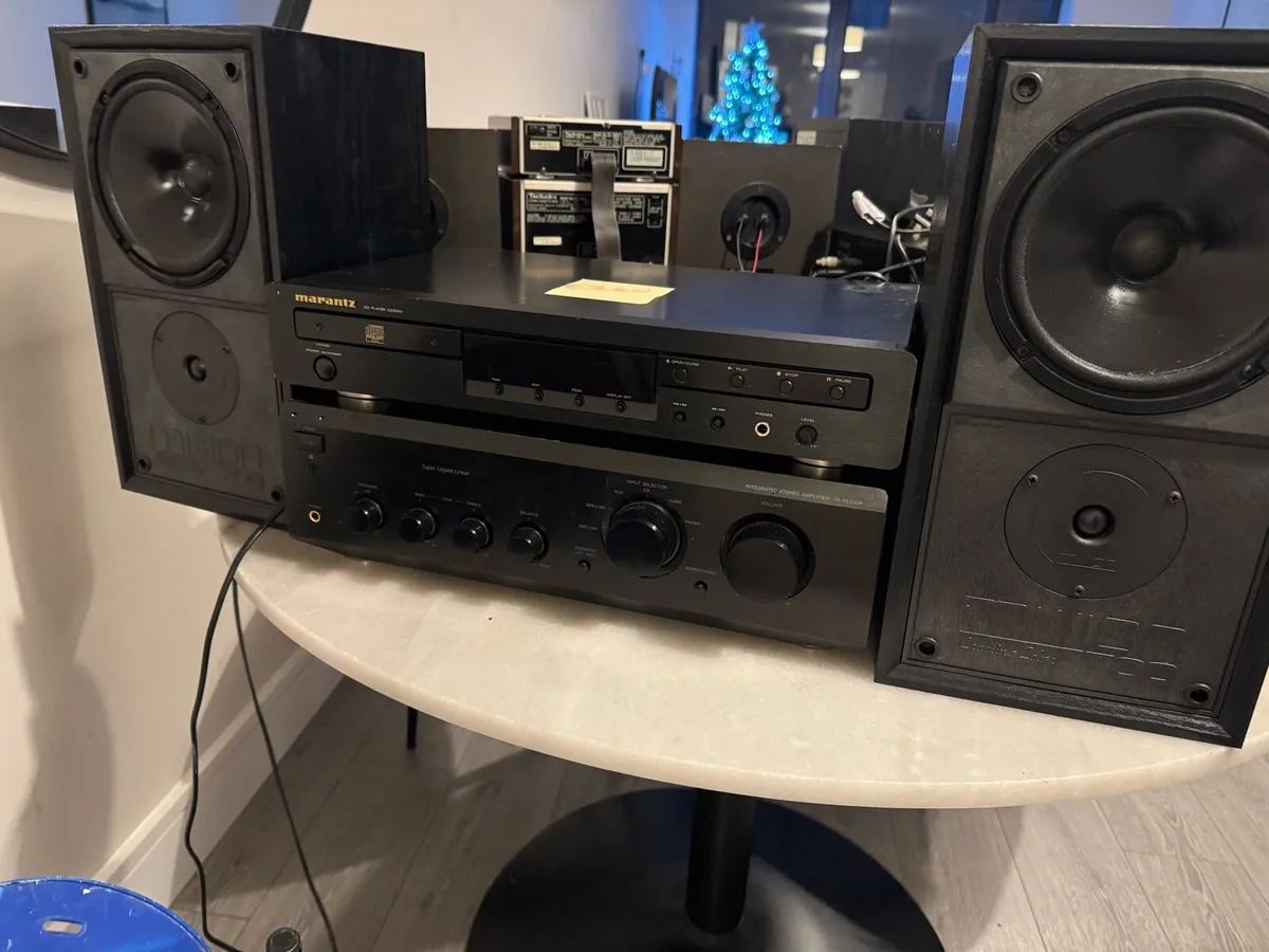 Sony Amp , Cd player , Mission Speakers - Image 1
