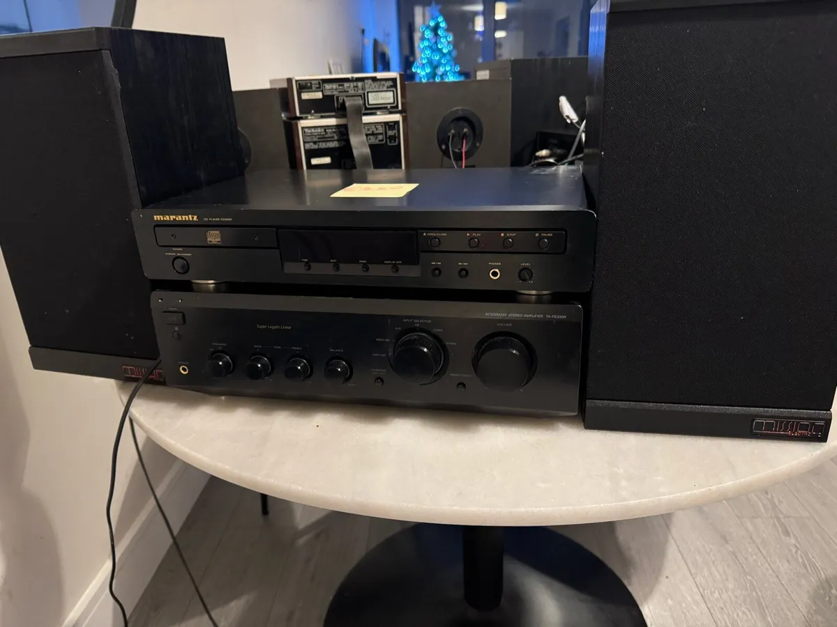 Sony Amp , Cd player , Mission Speakers - Image 2