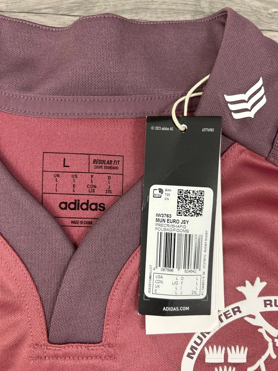 NEW Adidas Munster Rugby Jersey Shirt Mens Large - Image 4