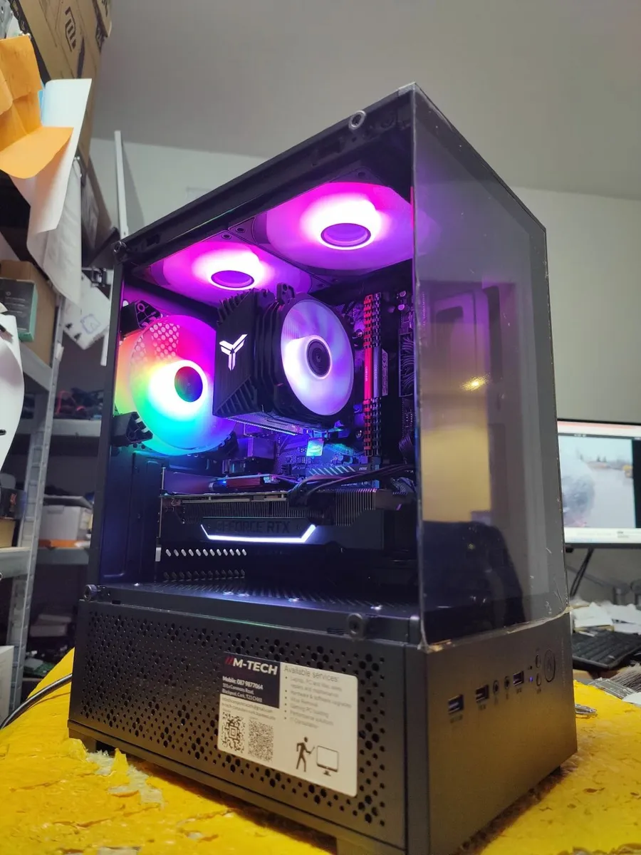 Custom Built Gaming PC Ryzen 5/16GB/1TB SSD/RTX - Image 1