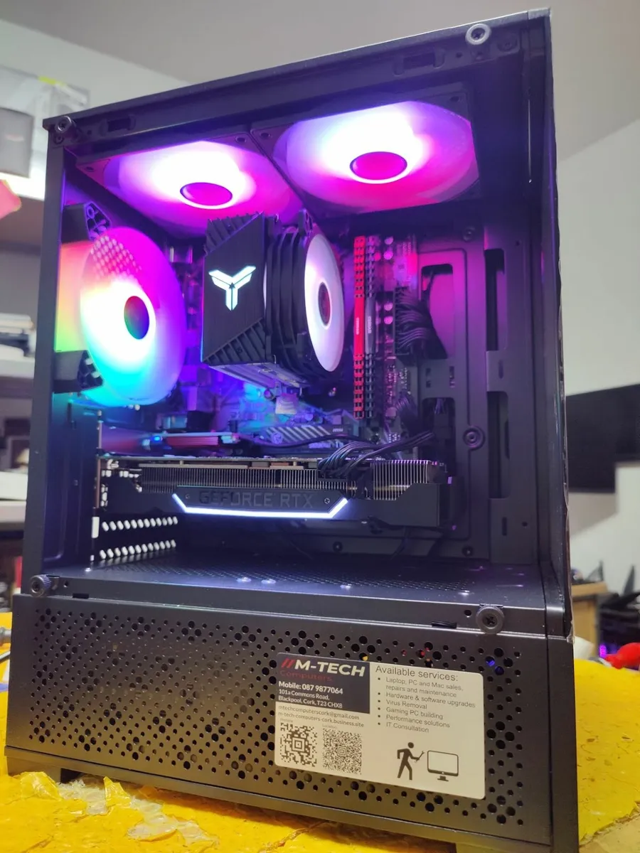 Custom Built Gaming PC Ryzen 5/16GB/1TB SSD/RTX - Image 2