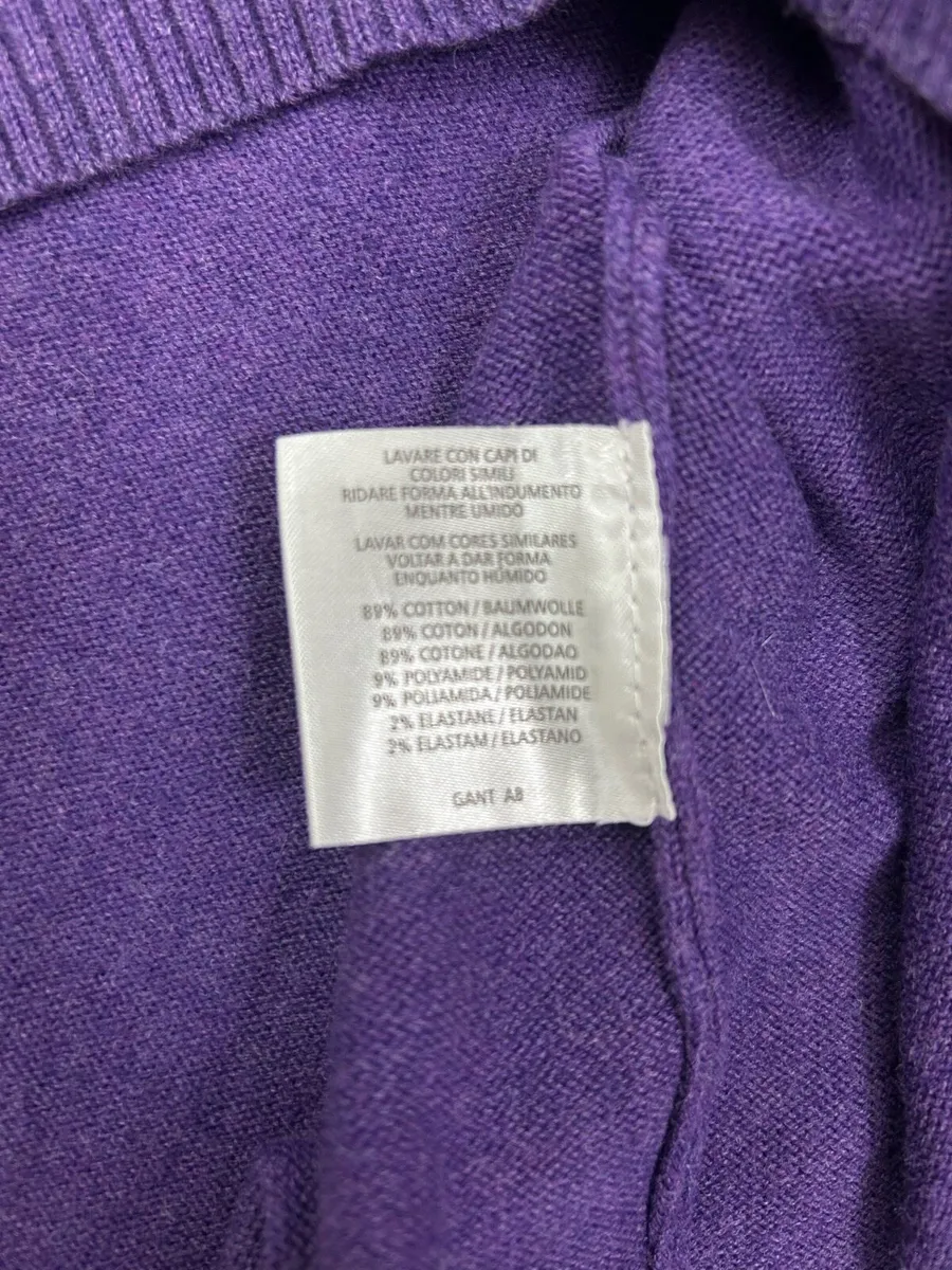 Gant Stretch Cotton Jumper Mens XL - Image 4