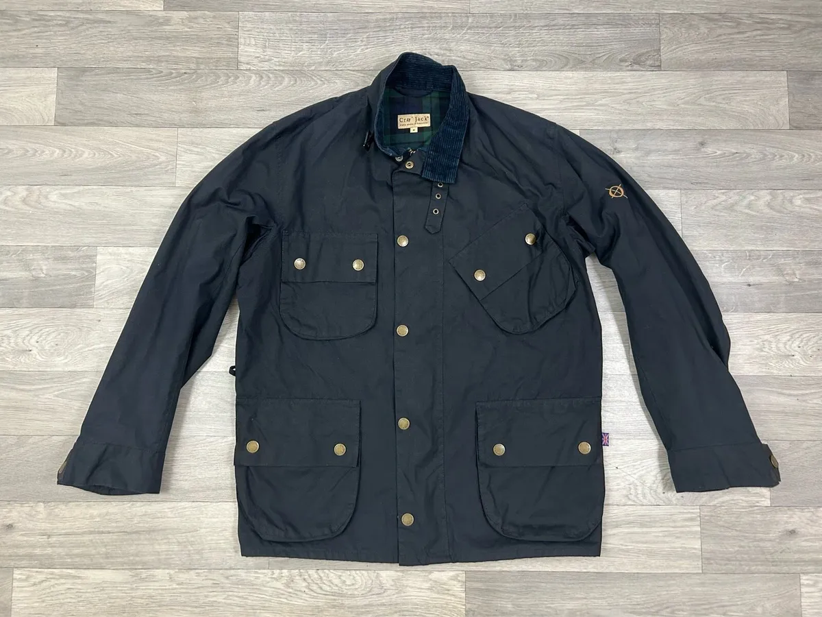 Cro Jack Wax Biker Jacket Like Barbour Belstaff M - Image 1
