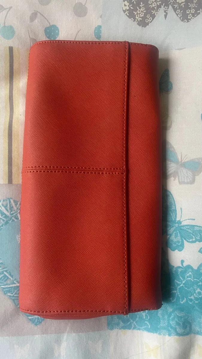 Orange clutch bag - Image 4