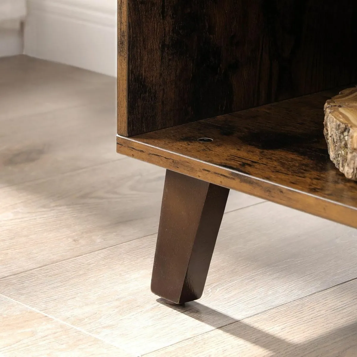 TV table with 2 doors up to 60 inches, TV cabinet - Image 3