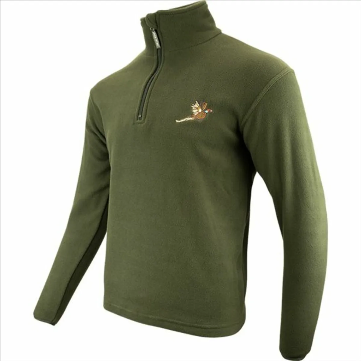 Pheasant Motif Fleece Top - Image 1