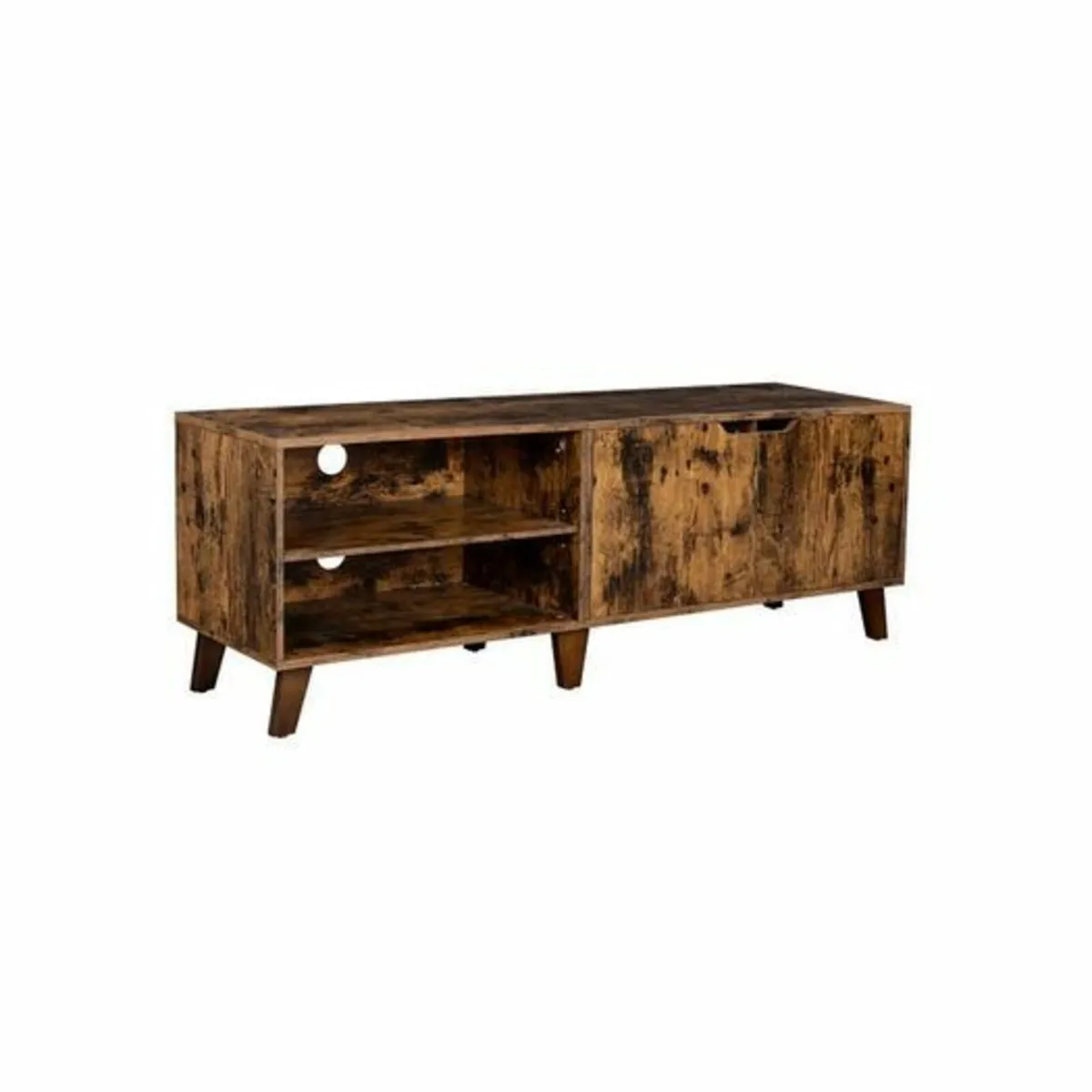 TV table with 2 doors up to 60 inches, TV cabinet - Image 1