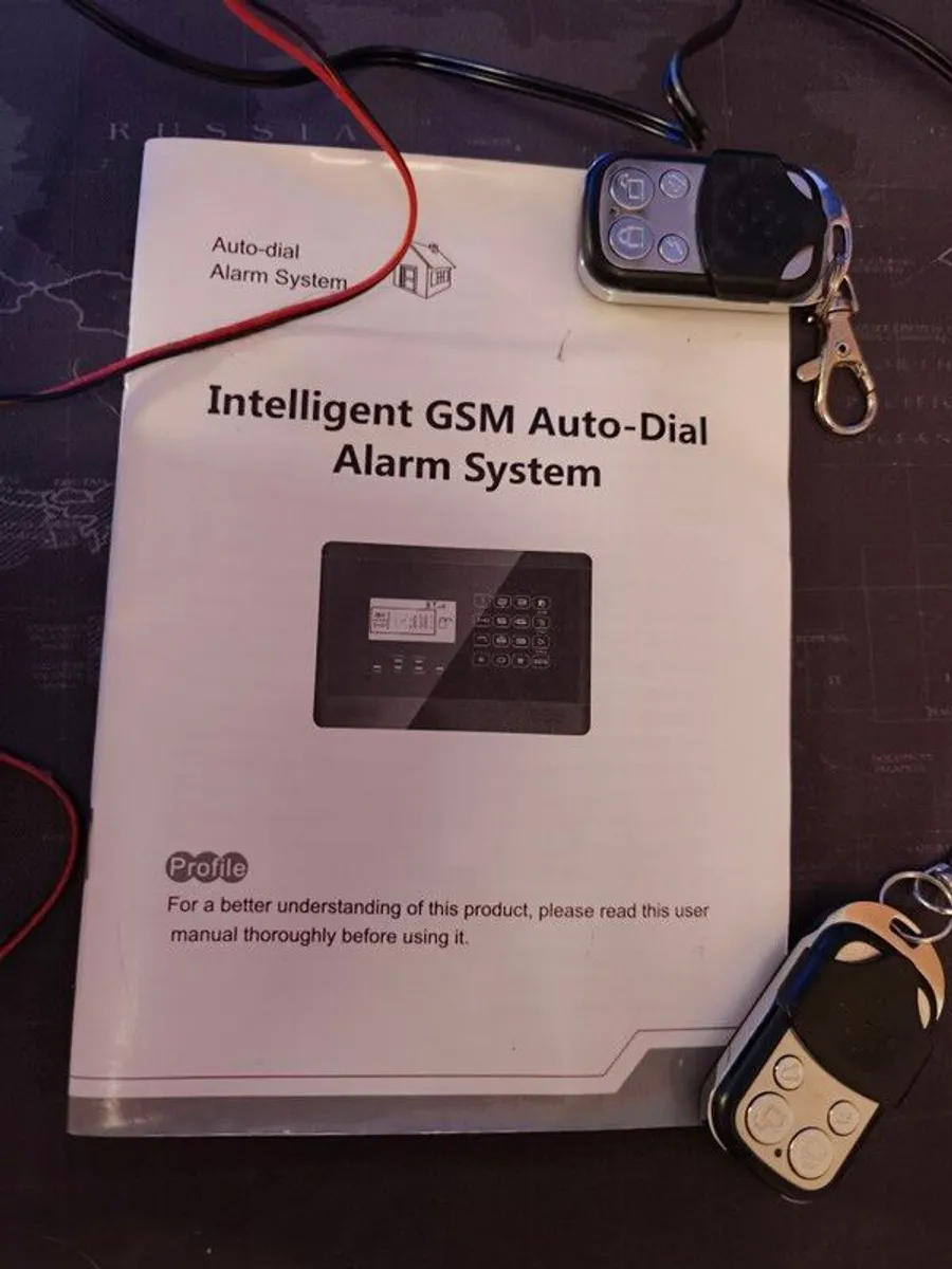 GSM Home alarm System with motion sensors and remote Key FOBs - Image 3