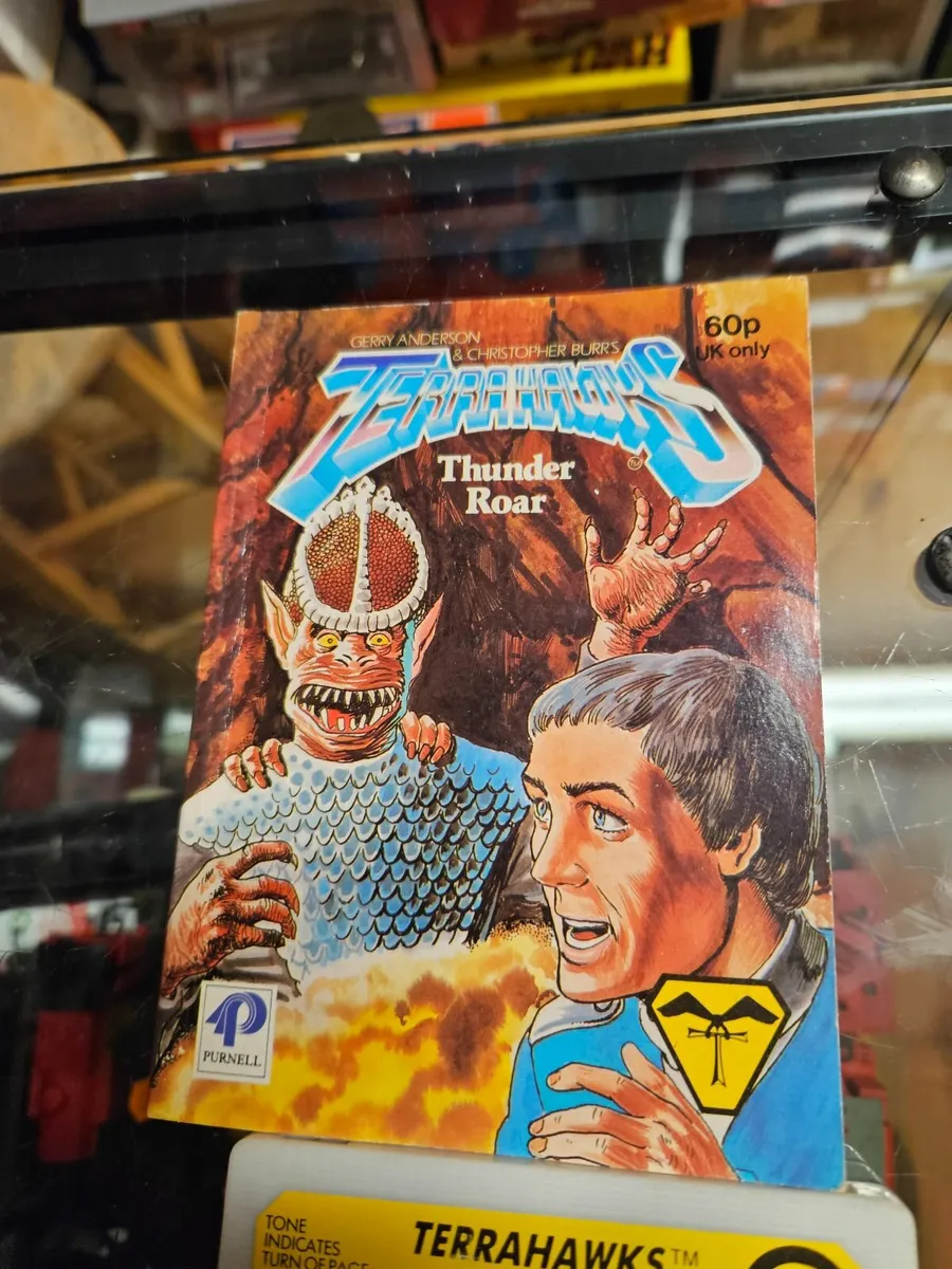 Vintage Terrahawks Book and Cassette - Image 4