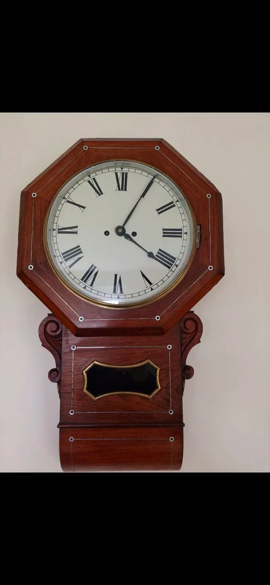 ANTIQUE FRENCH WALL CLOCK - Image 1