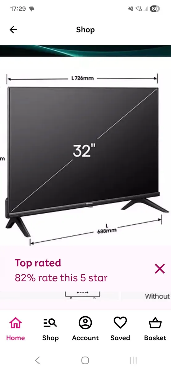 32 inch TV - Image 3