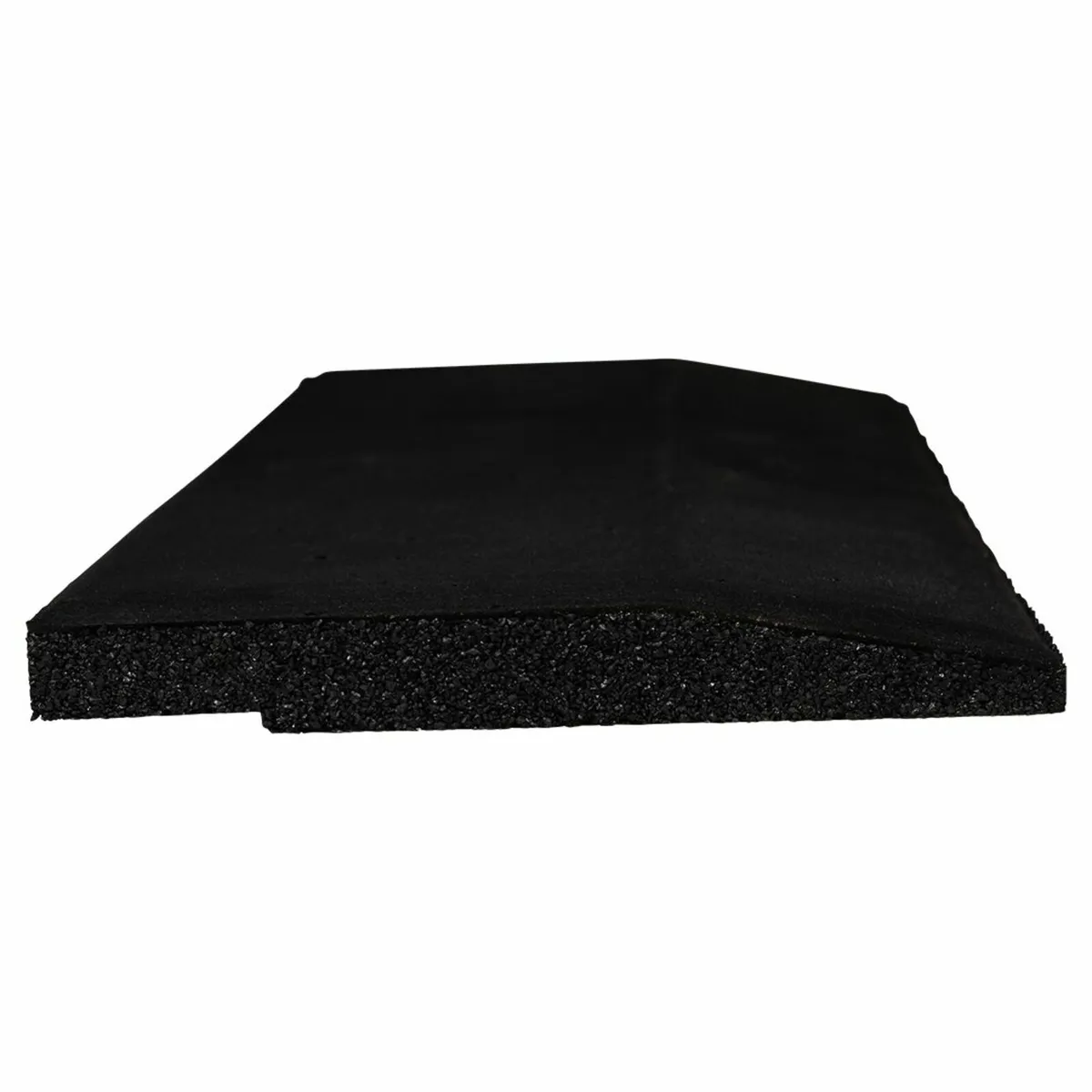 Black EZ Clean - 20mm Rubber Gym Floor Ramps (500m