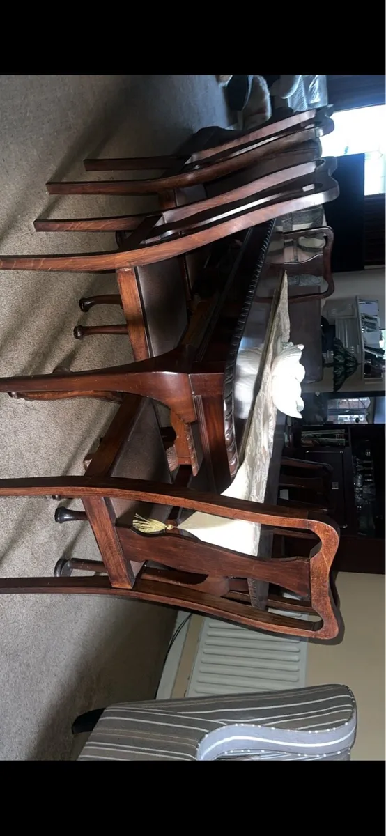Matching antique mahogany furniture - Image 2
