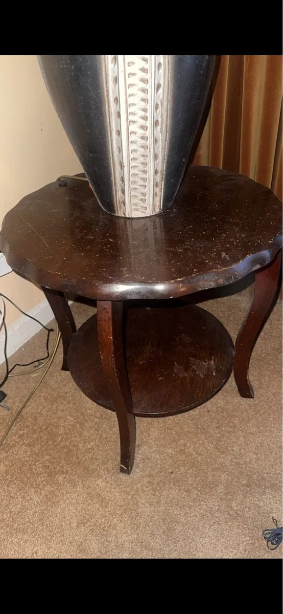 Matching antique mahogany furniture - Image 4