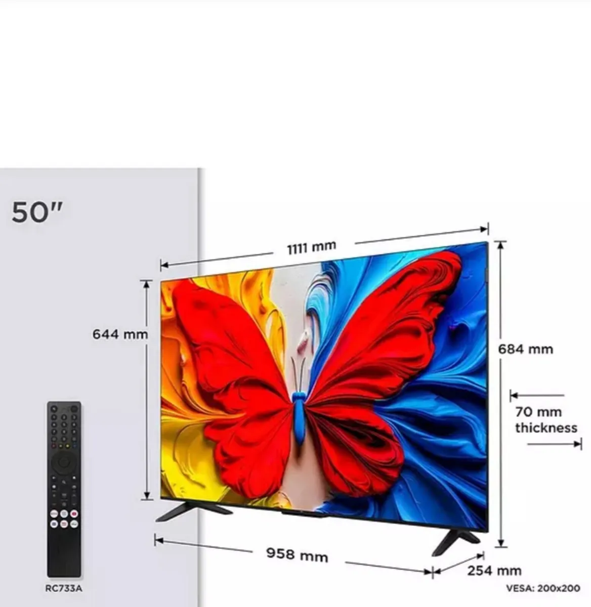 Brand new TCL 50 inch Qled TV at 350 eur !!! - Image 3