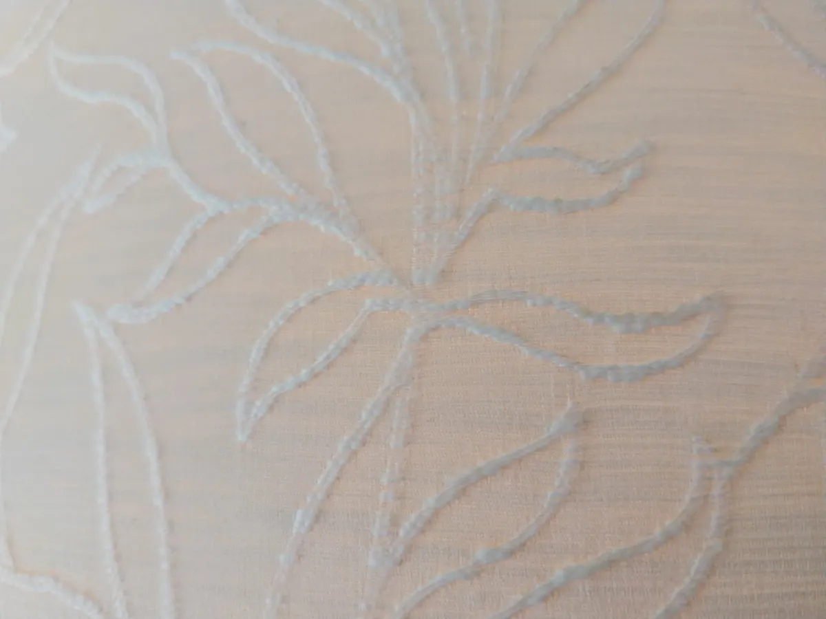 2 x Cream Lampshades - Image 2