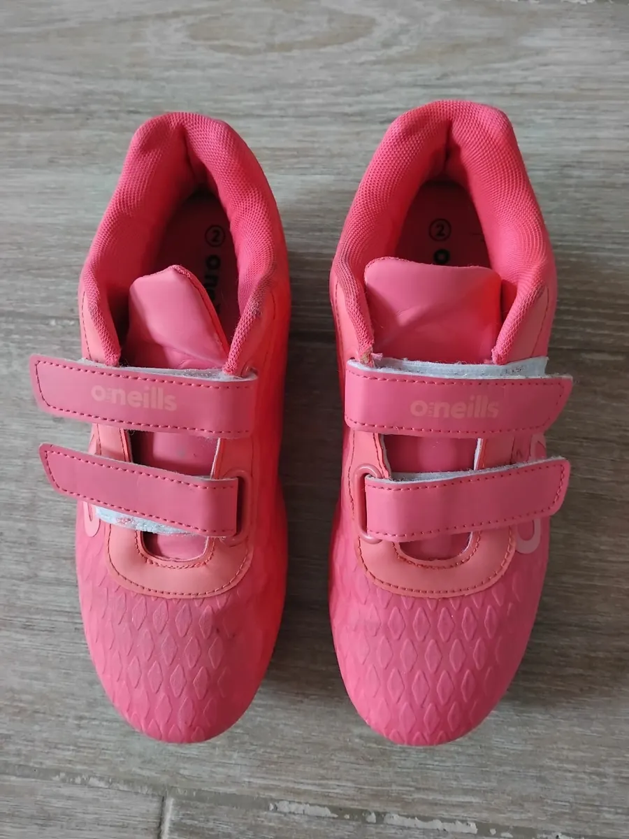 Pink O'Neills Football Boots. UK2 - Image 1