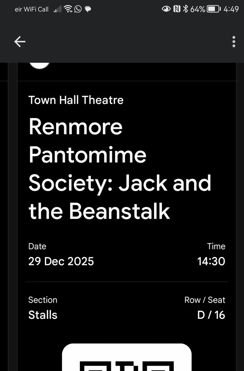 Renmore Pantomime tickets - Image 1