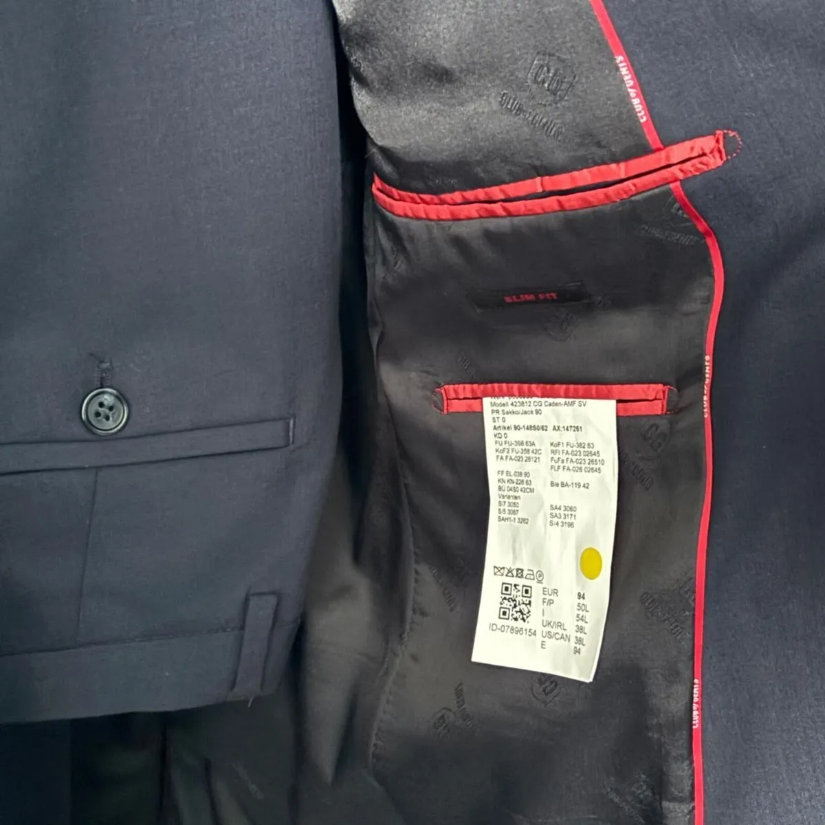 Club of Gents Navy Suit - Image 2