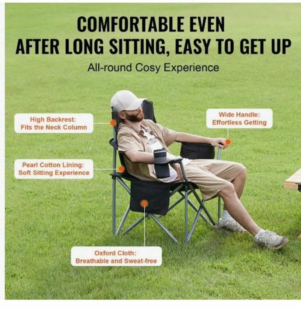 Camping Folding Chair for Adults - Image 2