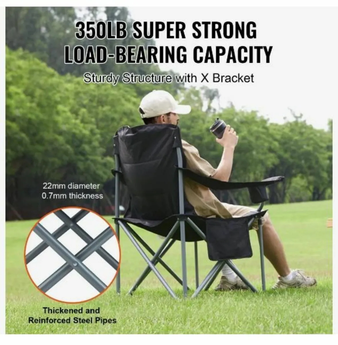 Camping Folding Chair for Adults - Image 4