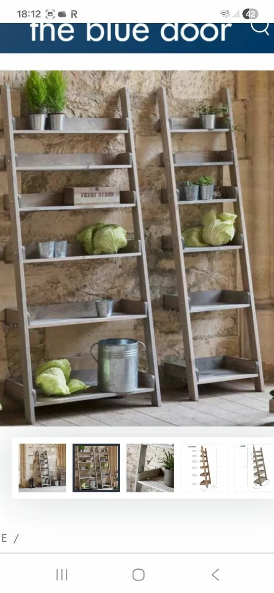Shelf ladder 6 tier. - Image 1