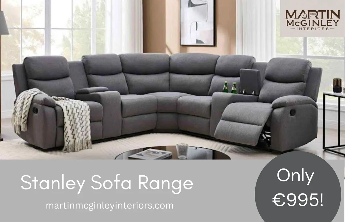 New Stanley Corner Sofa Sets Free Delivery - Image 1