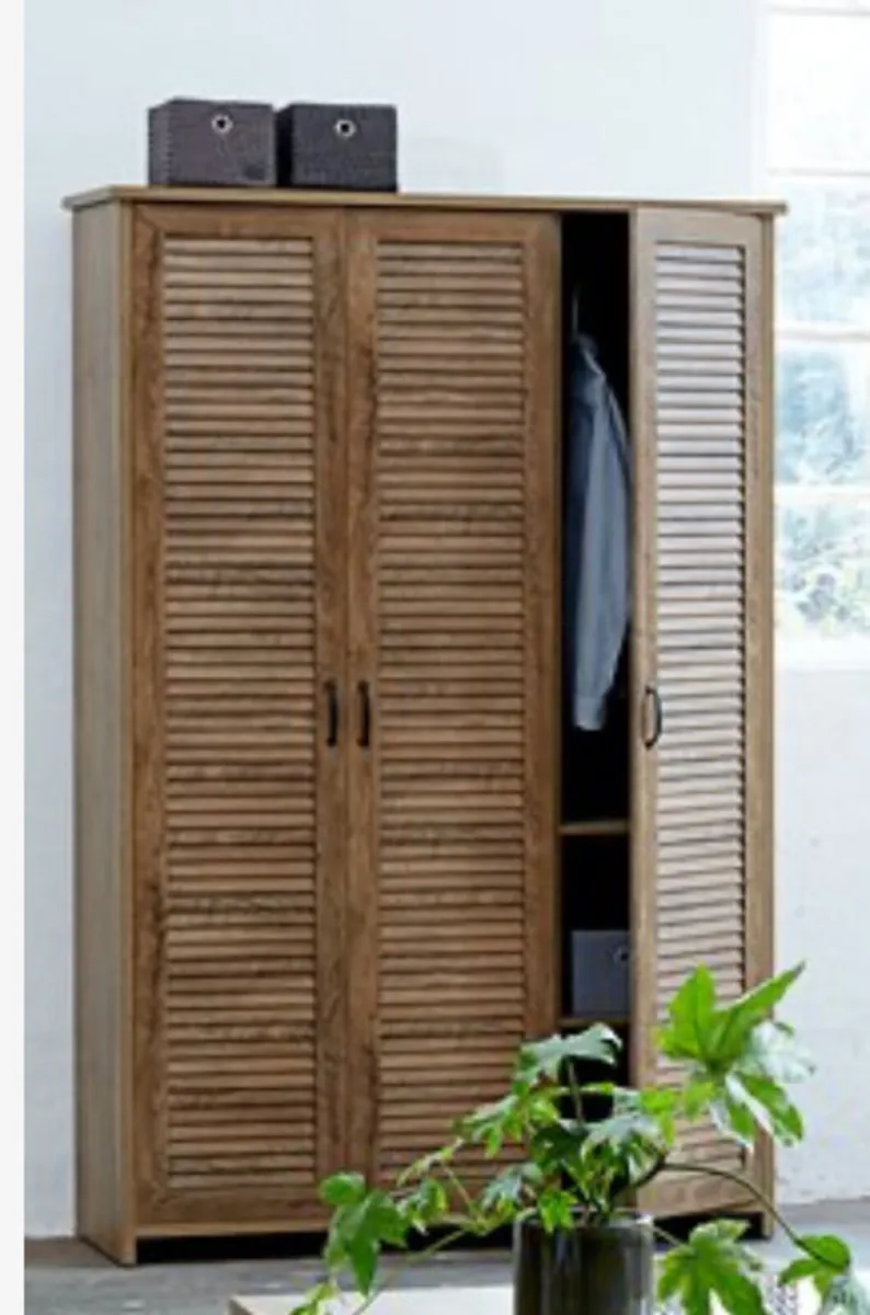 Jysk 3 door wardrobe - Wild Oak - New in boxes - Image 1
