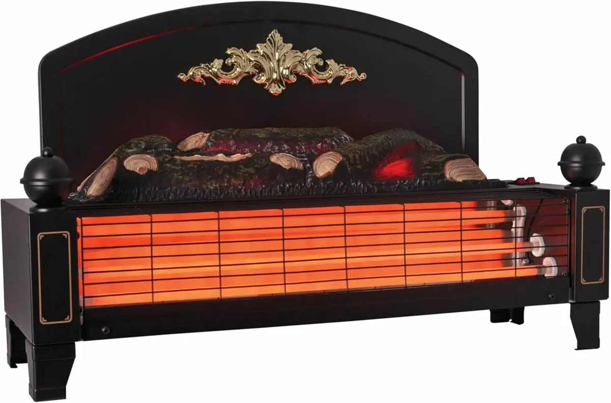 Radiant Bar Fire Traditionally Styled Freestand - Image 1