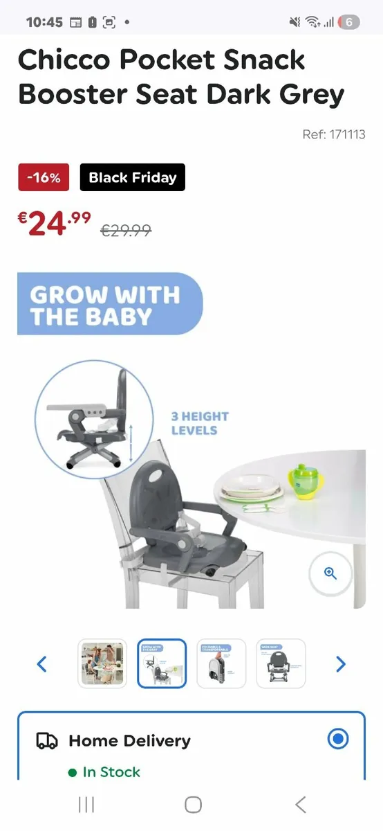 Booster Seat Chiico - Image 1