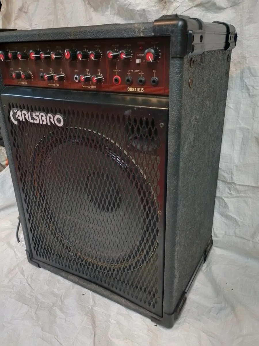 Carlsbro cobra k115 bass amplifier - Image 1