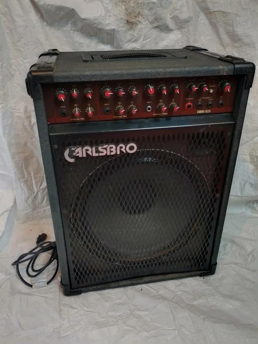 Carlsbro cobra k115 bass amplifier - Image 2