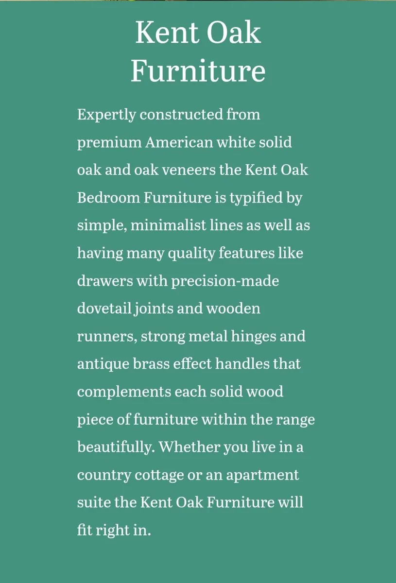 Kent Oak Mirror - Image 4