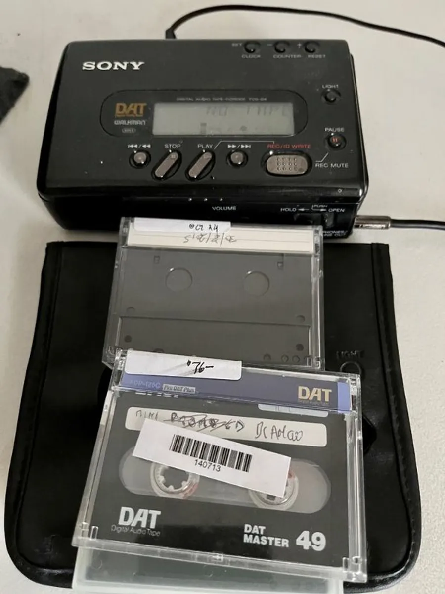 Broadcaster's Sony Dat Recorder