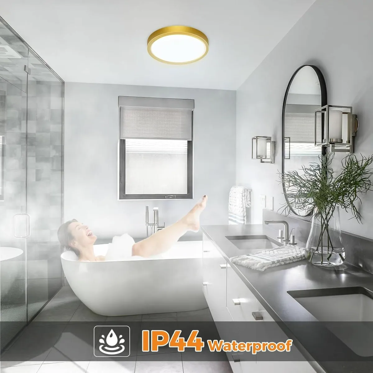 3000K/4000K/6500K 3 Color Ceiling 18CM(Gold) - Image 3