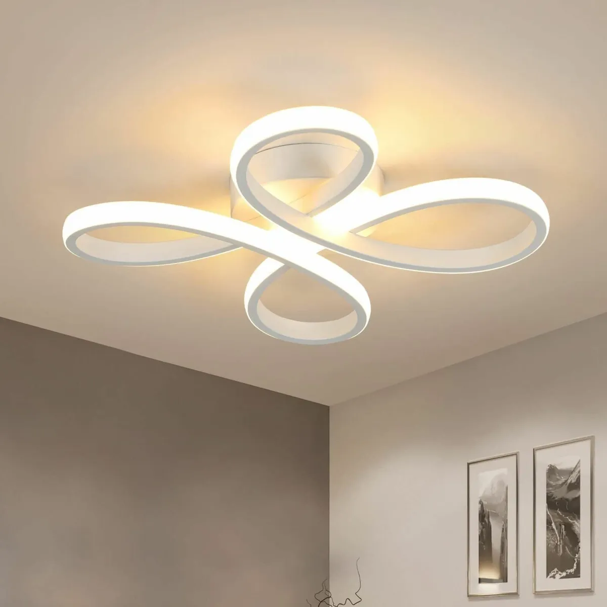 Modern LED Ceiling Lights 30W Creative Flower - Image 3