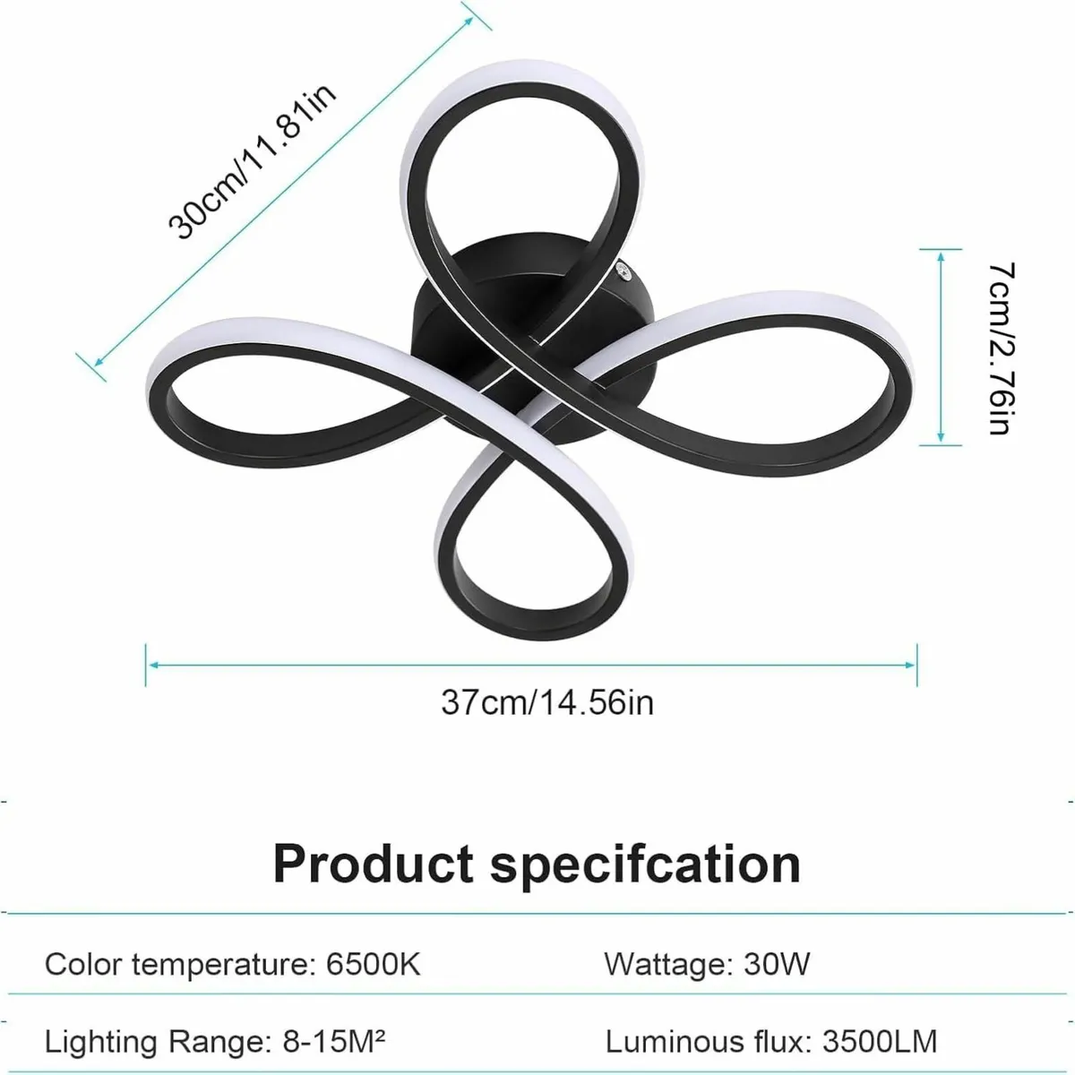 LED Ceiling Lights Lamp Creative Flower Shape - Image 3