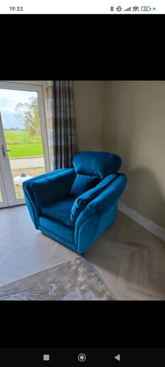 Teal Armchair - Image 1