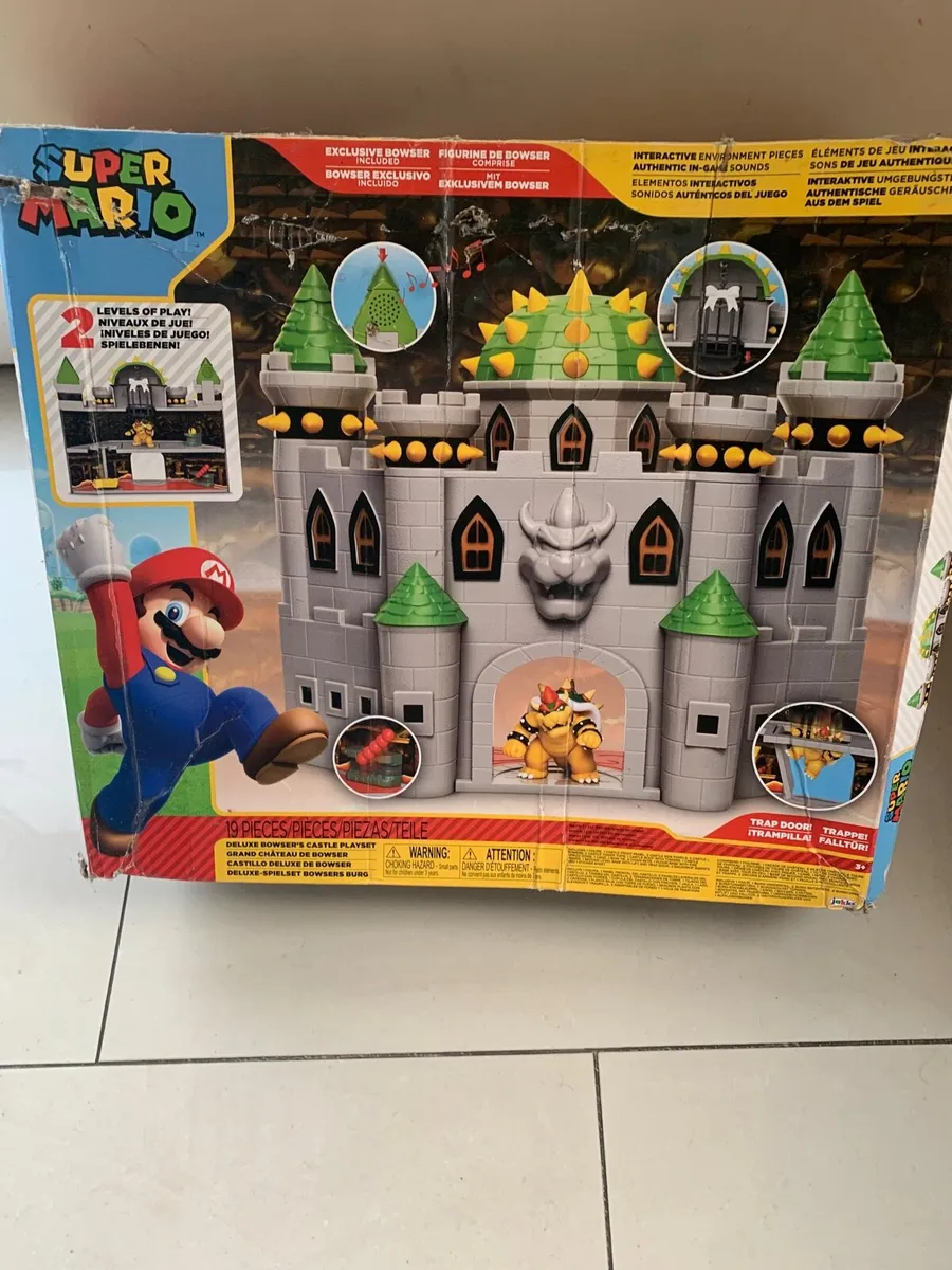 Bowser’s Mario castle & figures set - Image 1