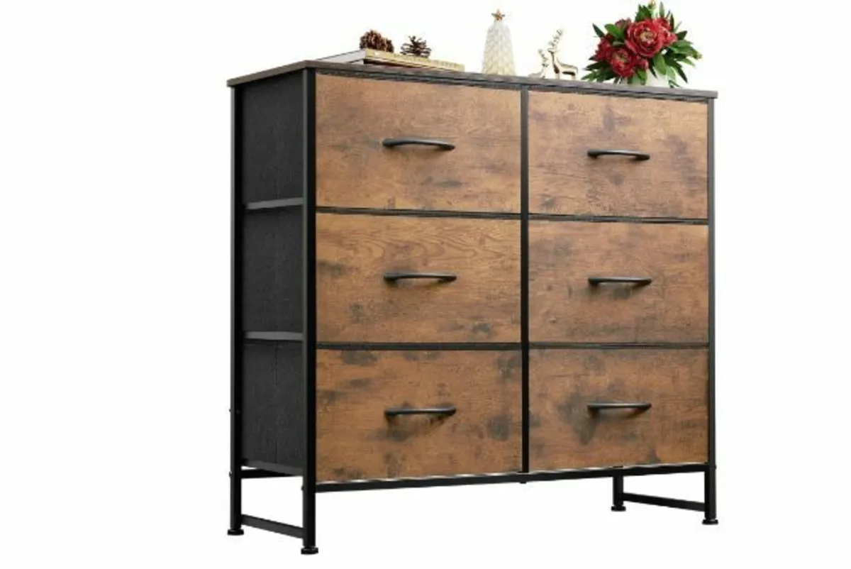 Fabric Chest of Drawers - Image 1