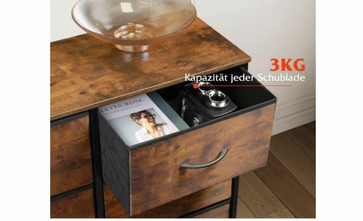 Fabric Chest of Drawers - Image 4