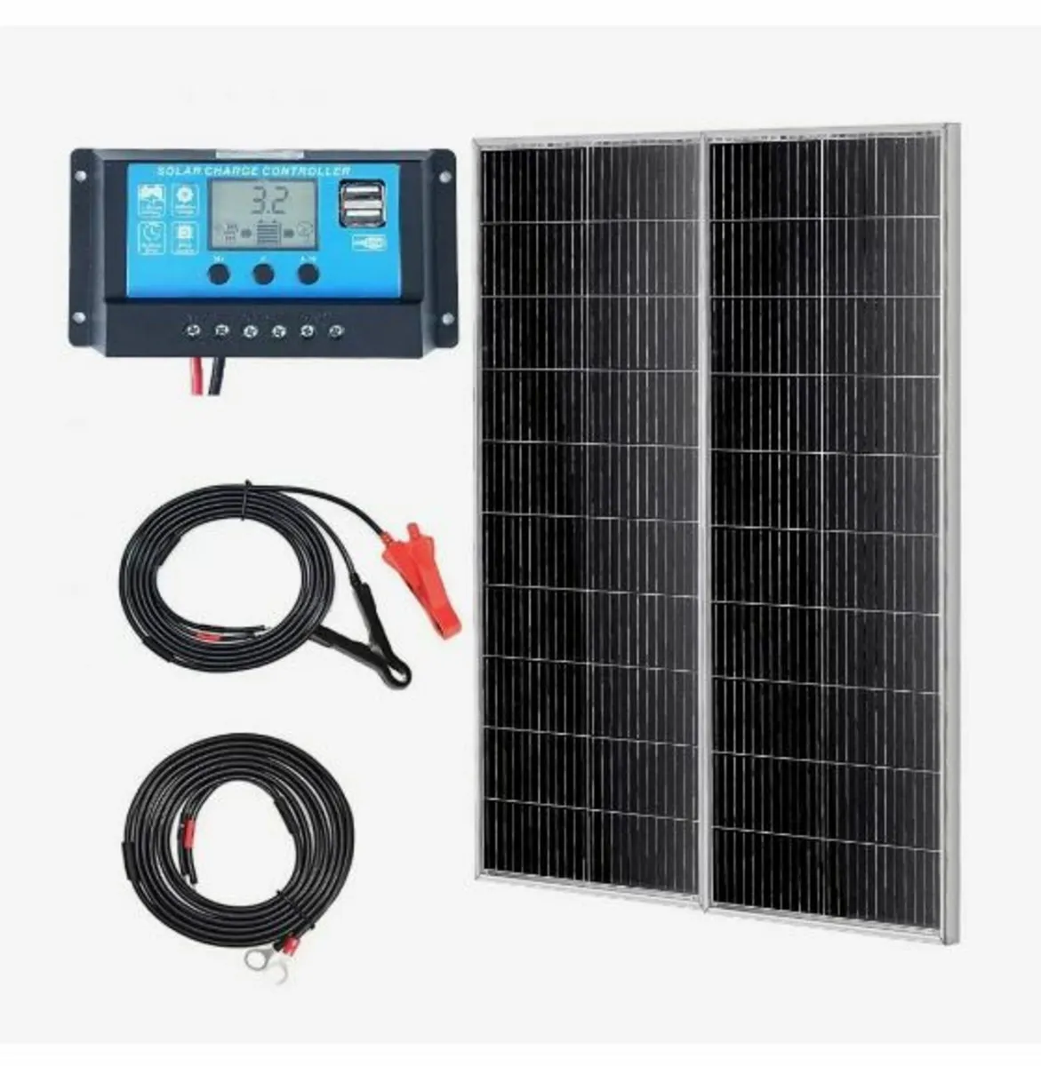 200W Monocrystalline Solar Panel Kit - Image 1