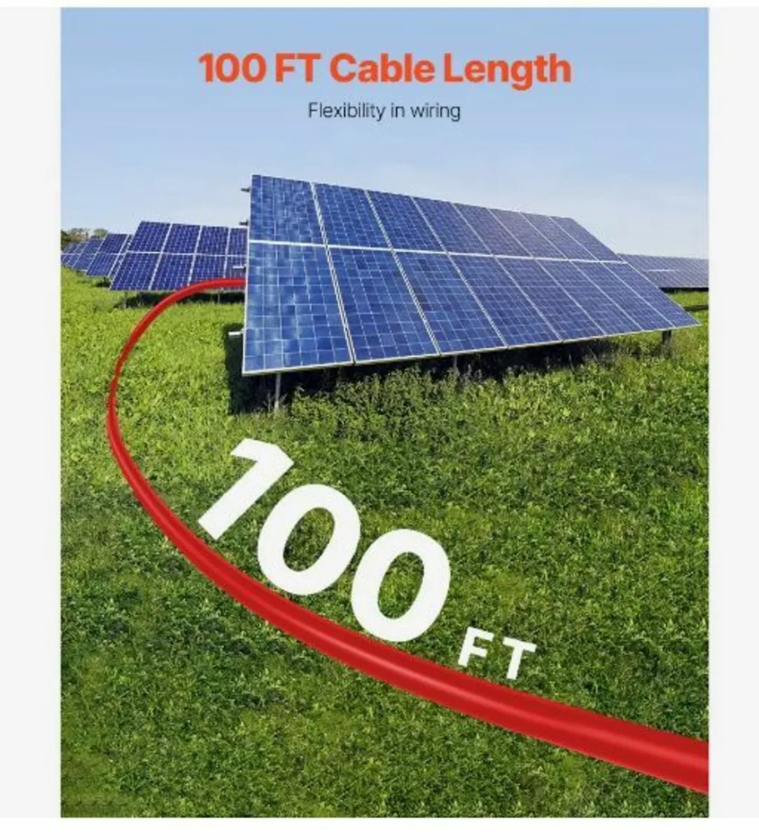 30.48m/100FT Solar Panel Extension Cable - Image 3