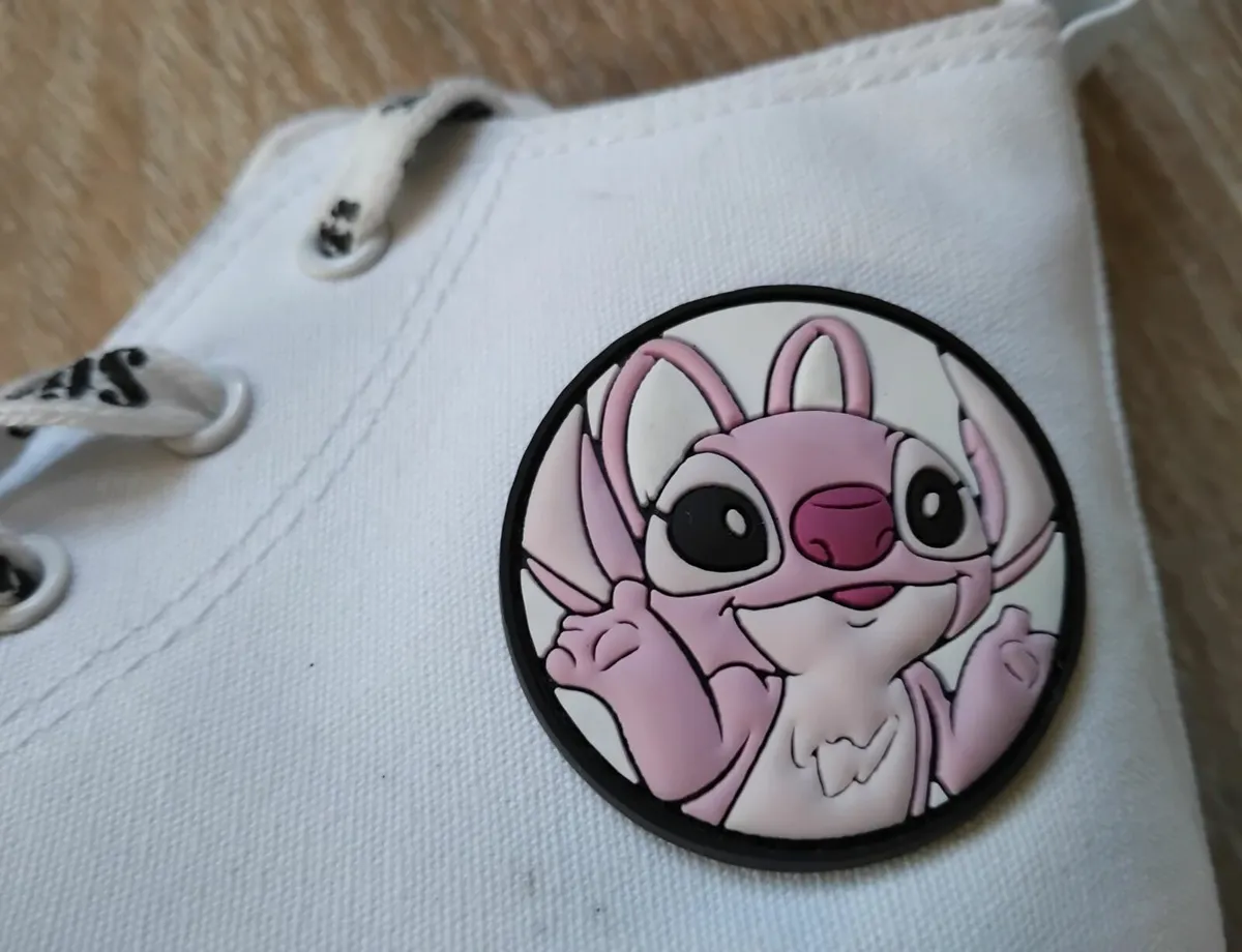 Disney Stitch Canvas Boots.  UK Size 2 - Image 2