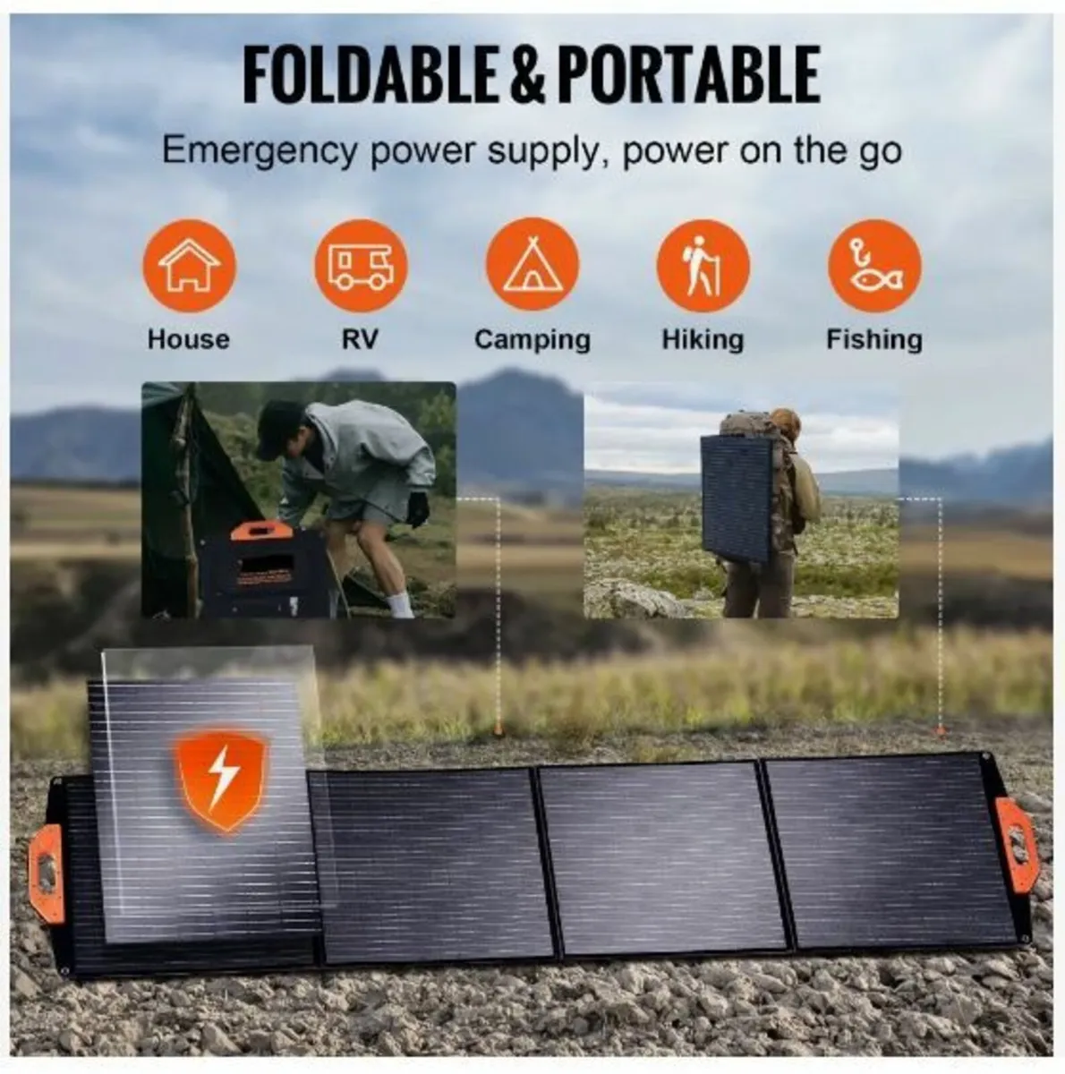 Portable Monocrystalline Solar Panel, 200W - Image 3